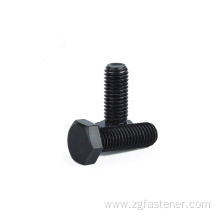 Full Threaded Black Zinc Hex Bolt